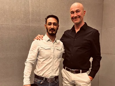 Game of Thrones filmində WhiteWalker personajını canlandıran aktyor Ross Mullan və Sain Fərhad